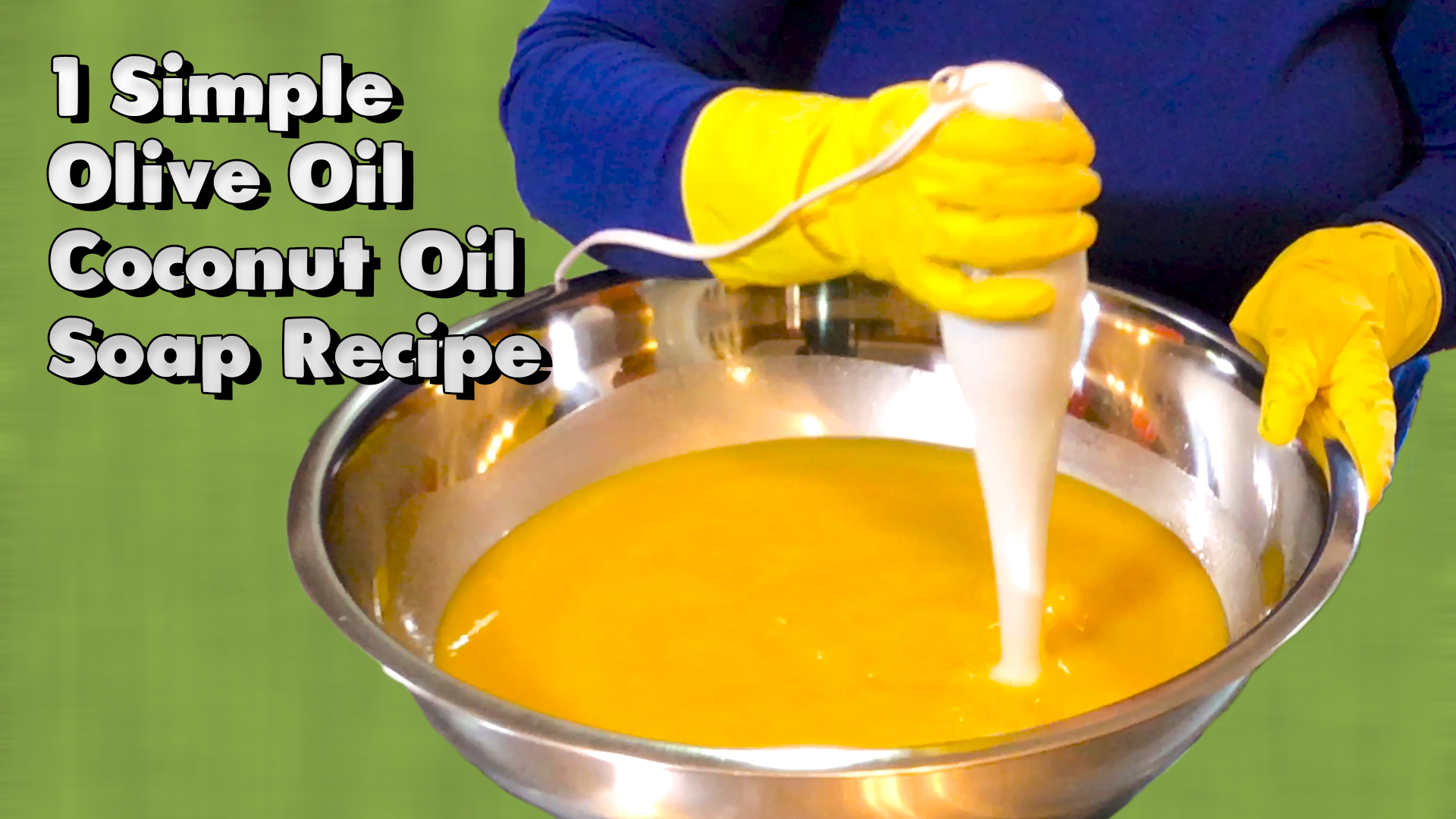 1 Simple Olive Oil Coconut Oil Soap Recipe